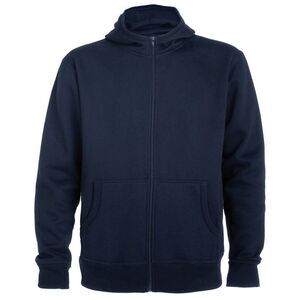 Roly Unisex Adult Montblanc Full Zip Hoodie / Navy Blue